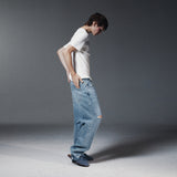 2X WASHED DENIM-BLUE