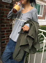 Beart Basic Wide Denim Pants