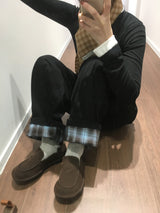 ステッチフラットシューズ (2 Colors)