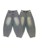 Clear Balloon Denim Pants