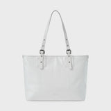 Glossy Buckle Bag (White)