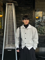 INF High-neck cardigan