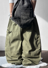 Giddy Balloon Carpenter Cargo Oversized Long Pants 5 Colors 