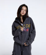 SHOUT OUT TO CONY GRAPHIC HOODIE / CHARCOAL