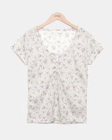 Within Button Short-Sleeve T-Shirt