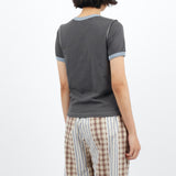 Nirai Ringer Tee - Charcoal