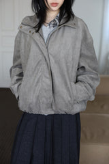 Muffler half soft knit