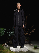 RELABEL 24AW Chrysalis - Cocoon Breaking Multi-Zip Seam Deconstructed Punch Lounge Pants