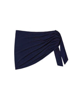 Layered Wrap Tie _ NAVY