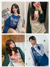 ベリークローズラグランオーバーフィットロングスリーブ