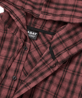 MST. Check Hood Shirt _ Solid Pink
