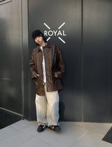 No.0946 DT レザーハーフコート