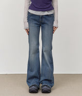 (W) Mu Lowrise Bootscut Denim