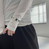 Onyx Bezel Loop Watch