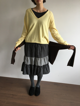 Sore frill sleeveless (5color)