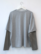 boxy fit layered T 
