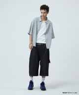 BERMUDA CHECK POCKET DENIM SHORT