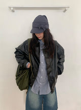 Bultub Crop Leather Jacket