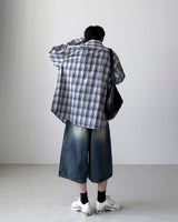 Exi Wide Bermuda Denim