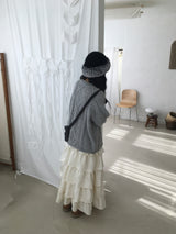 Twisted wool knit