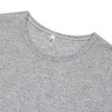 ソフトストライプTシャツ (ブラック)