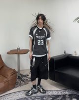 Lafes Zipper Cargo Bermuda Pants