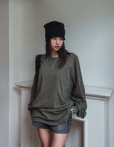 Rosie SelfpaウォッシングオーバーTシャツ