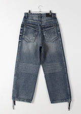 DOUBLE POCKET WIDE DENIM