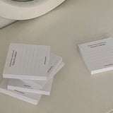 Non-sticky Memo Pad