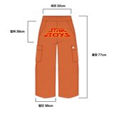 スターボーイズハカマスウェットパンツ オレンジ