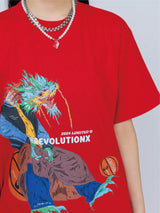 2024 LIMITED - WREVOドラゴンボールTシャツ（スカーレット）