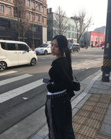 レーシングデニムパンツ