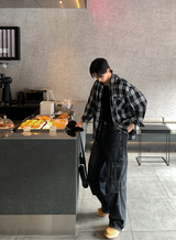 St. Parachute Cargo Wide Denim Pants