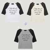 Nagrang Little Girl Off-Shoulder Legrun Tee (3 colors)