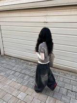 side pintuck pants