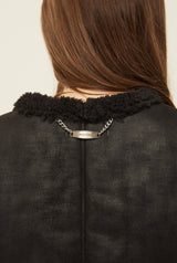 Curly fur vest