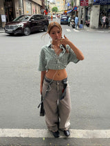 RIPOFFF Checked Boxy Shirts