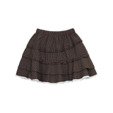 DARING LACE CHECK SKIRT