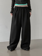 Lekin Pintuck Wide Pants