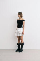 lace duo t (black)