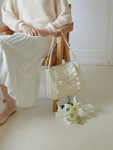 Classic ruffle bag_cream