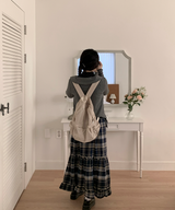 ドットウェーブタートルネックTシャツ
