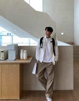 ワンダーランドコットントンタックバンディングワイドパンツ