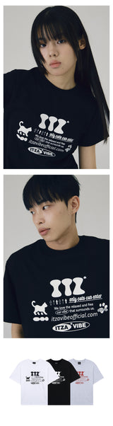 ITZ オフィシャルロゴTシャツ　ブラック