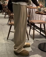 Ever Soft Wool Side Banding Wide Slacks