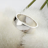 SVR-S613 Got7 Mark BamBam wearing silver 925 plain 8mm plain silver ring