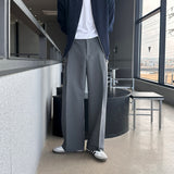 LMN Ries Deep One Tuck Back Banding Wide Slacks (4 colors)