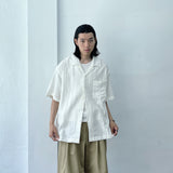 Pointed Flap Wide Short Sleeve