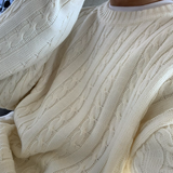 Glife Semi Overfit Round Knit