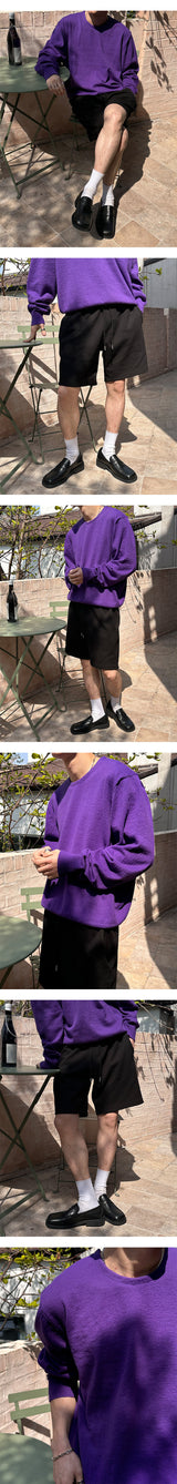 [S/S] Soft round neck knit sleeves(4color)